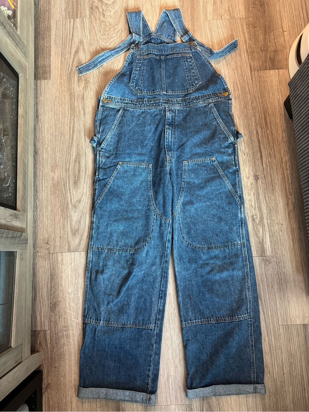Vintage Esprit GreenGoods Denim Overalls - Medium Wash - Size S